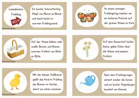 Vorschau - Spiele - Lesedomino: Frühling - Seite 3