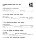 Vorschau - Arbeitsblätter - Der Schrei - Edvard Munch (1893) - Lückentexte, Übungen, Erklärvideo - Seite 1