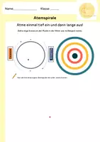 Vorschau - Arbeitsblätter - Atemspirale - Deckblatt