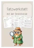 Vorschau - Unterrichtsreihen - Satzanfänge: Unterrichtseinheit zu Sätzen - Deckblatt