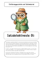 Vorschau - Unterrichtsreihen - Satzanfänge: Unterrichtseinheit zu Sätzen - Seite 1