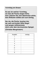 Vorschau - Stundenentwürfe - Ein Gedicht auswendig lernen mit Spaß - im SOMMER - Seite 2
