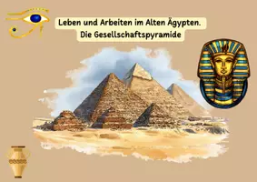 Vorschau - Stundenentwürfe - UB zum Thema Gesellschaftspyramide im Alten Ägypten. - Deckblatt
