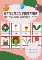 Vorschau - Bildkarten - 30 Flashcards: Christmas (Weihnachten) – Englisch Grundschule, Klasse 5/6 - Deckblatt