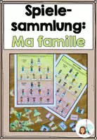 Vorschau - Arbeitsblätter - Sprechanlass/ Spiele: Ma famille - Seite 1