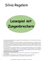 Vorschau - Spiele - Zwanzig Zwerge ... Lesespiel mit Zungenbrechern - Deckblatt