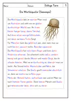 Vorschau - Arbeitsblätter - Lesen: Giftige Tiere - Leseverstehen - Seite 2