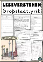 Vorschau - Arbeitsblätter - PAKET: Balladen & Gedichte Sachtext, Lesen und Verstehen Arbeitsblätter mit Lesetext, Fragen - Seite 1