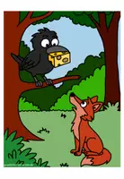Vorschau - Bildkarten - Fabel Bildkarten Fuchs und Krähe Äsop - Seite 2