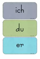Vorschau - Präsentationen/Tafelbilder - Personalpronomen für den DaZ/DaF Unterricht - Seite 1