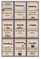 Vorschau - Spiele - Zusammengesetzte Nomen: Lesespiel - Adjektiv + Nomen - Seite 3