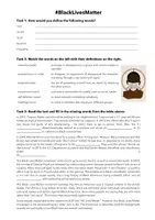 anteprima - Esercizi - Black Lives Matter - Worksheet (Reading Activity) - Pagina 1