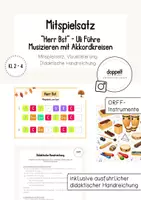 Vorschau - Poster - Mitspielsatz: "Herr Bst" - Uli Führe | ORFF-Instrumente | Musik im Herbst - Deckblatt
