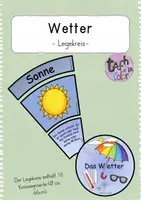 Vorschau - Stationenlernen - Wetter - Legekreis - Sachunterricht - Deckblatt