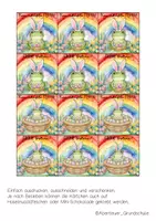 Vorschau - Mal- und Bastelvorlagen - Feriengrüße zu Ostern für die Froschklasse - Seite 1