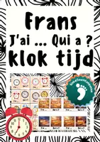 Voorbeeld - J'ai... Qui a ? - Oefen spelenderwijs de tijd - Voorblad