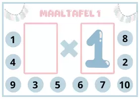 Voorbeeld - Maaltafelspel - Pagina 1