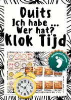 Voorbeeld - Deutsch - Tijd - Leerspel "Ich habe, wer hat?" - Voorblad
