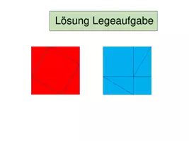 Vorschau - Arbeitsblätter - Satz des Pythagoras: Legeaufgabe und Einführung - Seite 3