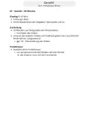 Vorschau - Stundenentwürfe - Mitose - Probeklausur - Genetik - Seite 1