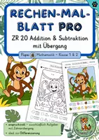 Vorschau - Arbeitsblätter - Rechenmalblatt PRO – ZR 20 mit Zehnerübergang (Addition & Subtraktion) - Deckblatt