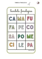 anteprima - Materiale di supporto/inclusione - 🔠TOMBOLA FONOLOGICA-infanzia primaria - Pagina di copertina