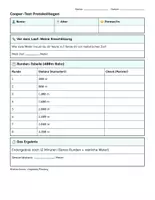 Vorschau - Stundenentwürfe - Cooper-Test Arbeitsblatt 🏃 – Messen, Auswerten & Reflektieren (Sport, Sek I) - Seite 2