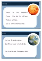Vorschau - Arbeitsblätter - Planeten 1-2. Klasse: Infokarten zum Abschreiben - Seite 2