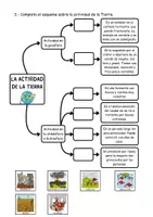 Vista previa - Hojas de trabajo - Actividades capas de la Tierra, partes de la geosfera, actividad de la Tierra - página 1
