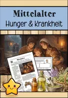Vorschau - Arbeitsblätter - Mittelalter - Hunger und Krankheit - Deckblatt