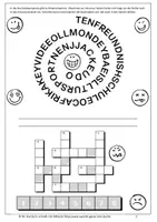 Vorschau - Arbeitsblätter - Spiralwörter ins Kreuzworträtsel 1 - Seite 3