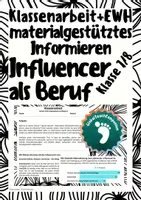 Vorschau - Klassenarbeiten - Paket: 3 Klassenarbeiten+EWH - materialgestütztes Informieren - Medien, Kl.7/8 - Seite 2
