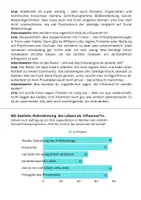 Vorschau - Klassenarbeiten - Klassenarbeit+EWH - materialgestützt informieren - Influencer*in als Beruf - Klasse 7/8 - Seite 3