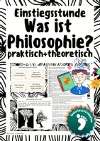 Vorschau - Arbeitsblätter - Einstiegsstunde Philosophie - Was ist Philosophie? - Deckblatt