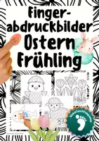 Vorschau - Mal- und Bastelvorlagen - Ostern / Frühling - Dot painting / Fingerabdruckbilder - Deckblatt