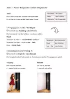 Vorschau - Arbeitsblätter - Materialpaket Passiv und Aktiv - Deckblatt