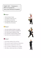 Vorschau - Arbeitsblätter - Aufgabenset Vorgangspassiv - Deckblatt