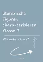 Vorschau - Merkblätter - Figurencharakterisierung SEK I - Deckblatt