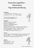 Vorschau - Merkblätter - Figurencharakterisierung SEK I - Seite 2