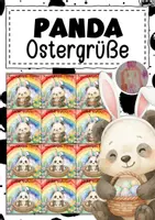 Vorschau - Mal- und Bastelvorlagen - Feriengrüße zu Ostern für die Pandaklasse - Deckblatt