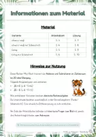 Vorschau - Arbeitsblätter - Rechenmalblatt ZR 20 ohne Zehnerübergang (Addition und Subtraktion) - Seite 1