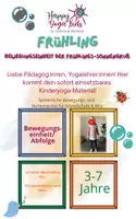 Vorschau - Lehrpläne/Lehrermaterial - Happy Yoga Kids: Bewegungseinheit Der FRÜHLINGS-"Sonnen-Gruß" - Deckblatt