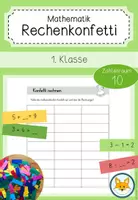 Vorschau - Spiele - Rechenkonfetti ZR 10 für die 1. Klasse - ideal für Fasching oder Karneval - Deckblatt