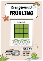 Vorschau - Spiele - Drei gewinnt! | der Frühling | Spiel - Deckblatt