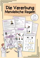 Vorschau - Arbeitsblätter - Die Vererbung - Mendelsche Regeln - Deckblatt