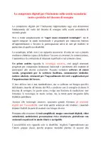 anteprima - Programmi scolastici / Materiali per docenti - Le competenze digitali per l’inclusione nella scuola secondaria - Pagina di copertina