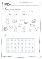 Vorschau - Arbeitsblätter - Pets - 3 Englisch Arbeitsblätter (inkl. Lösung) - Seite 2