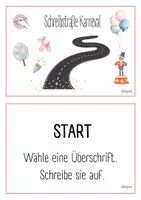 Vorschau - Arbeitsblätter - Karnevalschreibstraße - Schreiben über Karneval - Seite 1