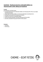 Vorschau - Arbeitsblätter - Elektrophile Addition von Chlorwasserstoff an Ethin - Bildung von Vinylchlorid - Arbeitsblatt - Seite 1
