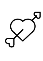 Vorschau - Mal- und Bastelvorlagen - Ausmalbilder Valentinstag - Seite 1